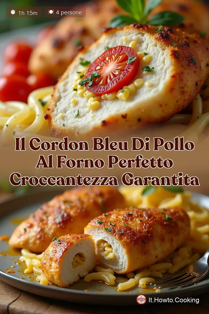 Il Cordon Bleu di Pollo al Forno Perfetto Croccantezza Garantita