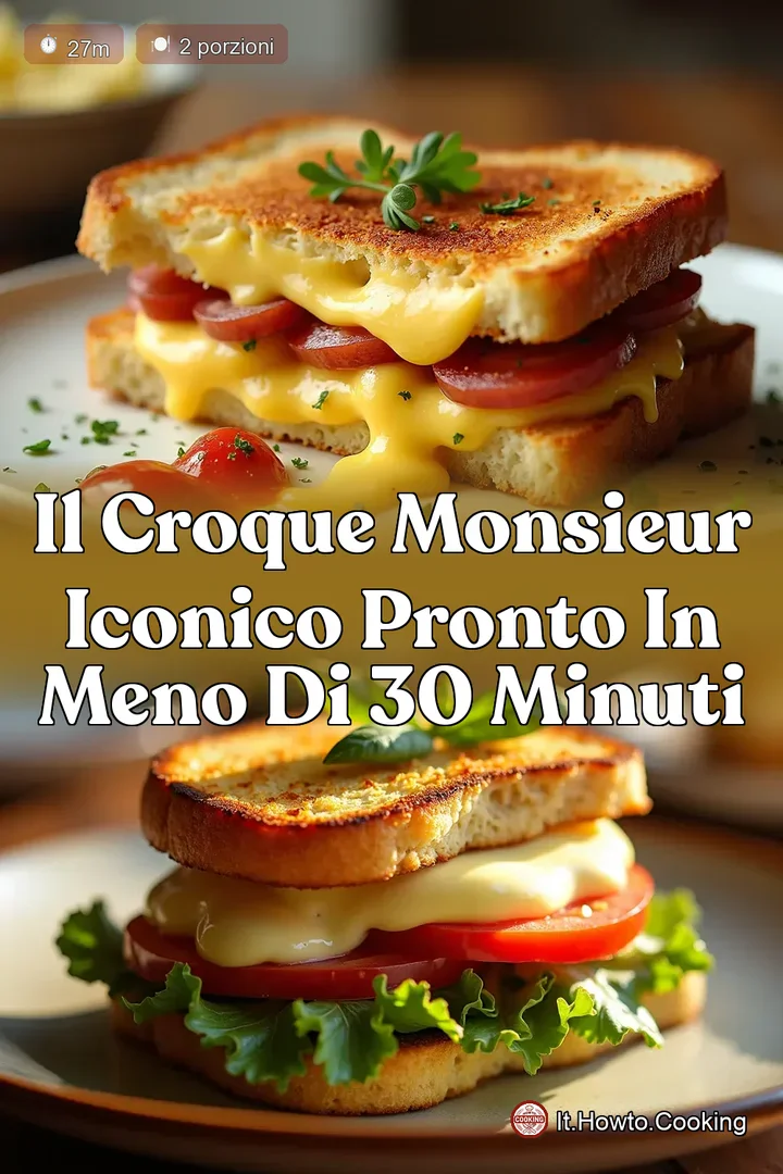 Il Croque Monsieur Iconico Pronto in Meno di 30 Minuti