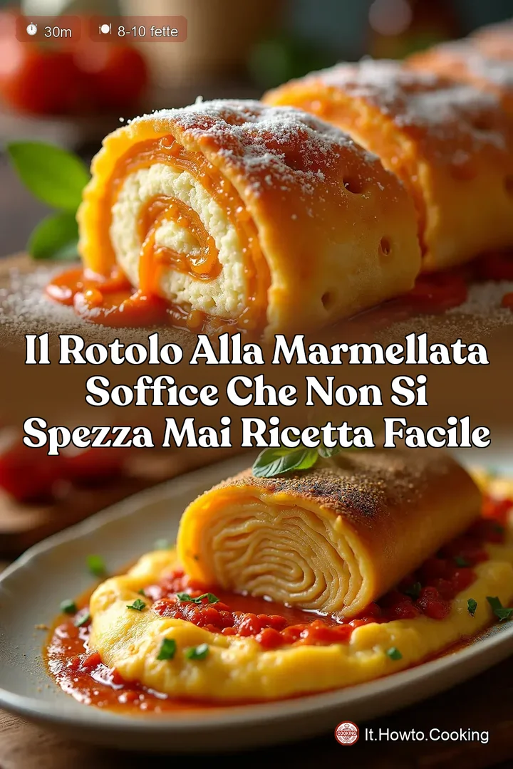 Il Rotolo alla Marmellata Soffice che Non Si Spezza Mai Ricetta Facile