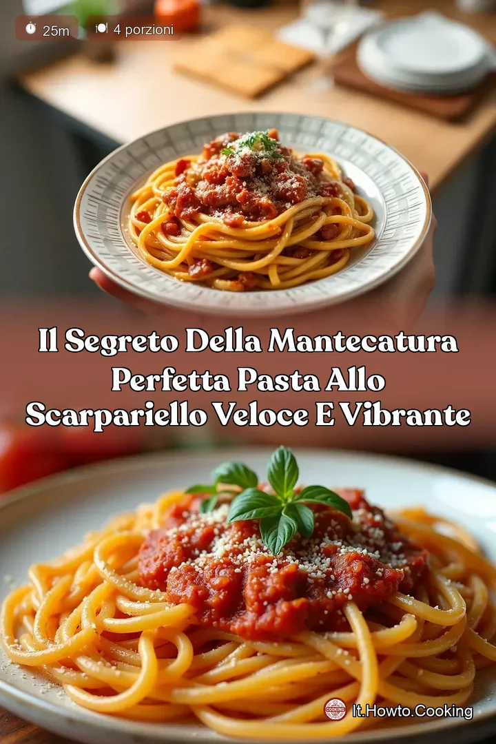 Il Segreto della Mantecatura Perfetta Pasta allo Scarpariello Veloce e Vibrante