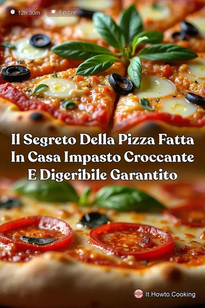 Il Segreto della Pizza Fatta in Casa Impasto Croccante e Digeribile Garantito