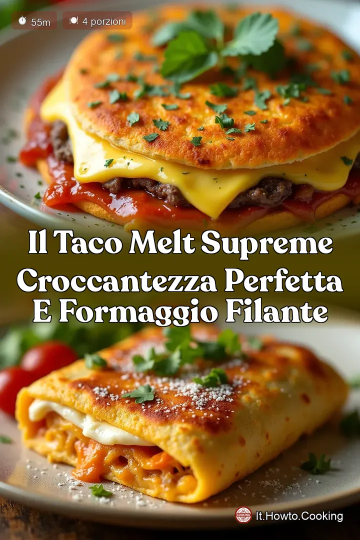 Il Taco Melt Supreme Croccantezza Perfetta e Formaggio Filante