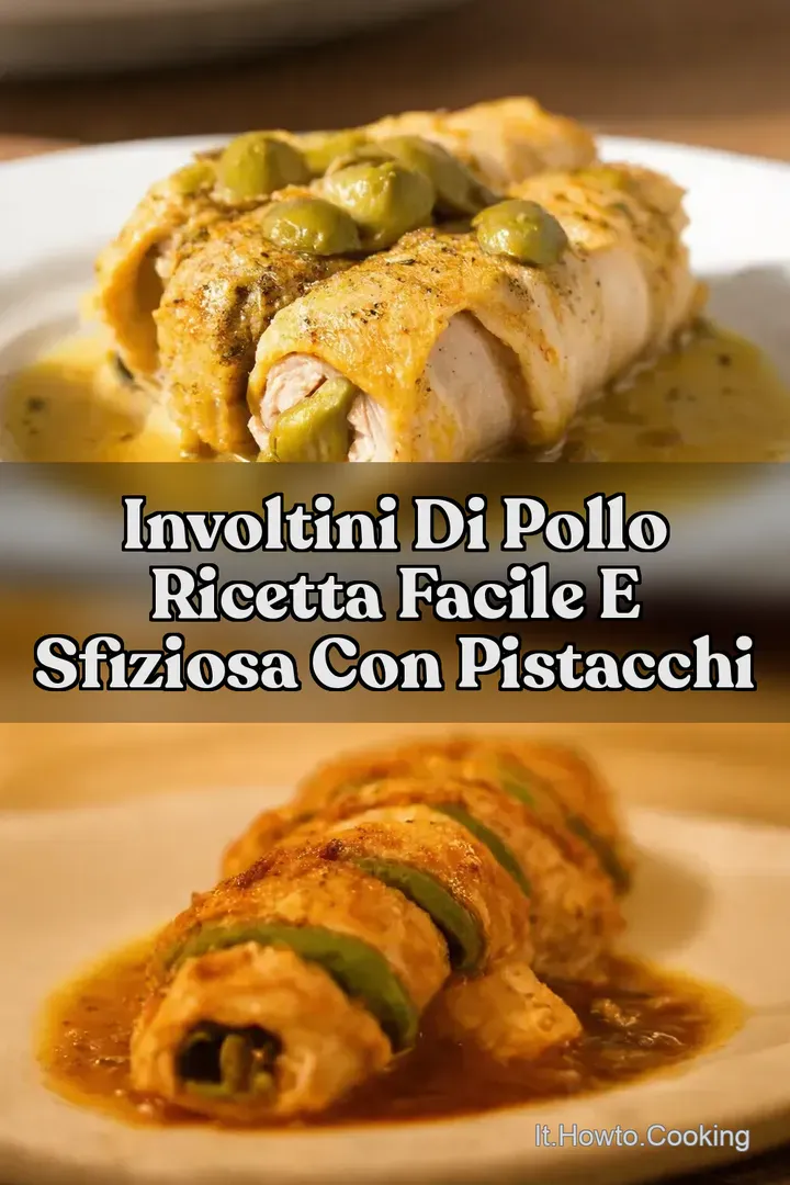 Involtini di Pollo Ricetta Facile e Sfiziosa con Pistacchi
