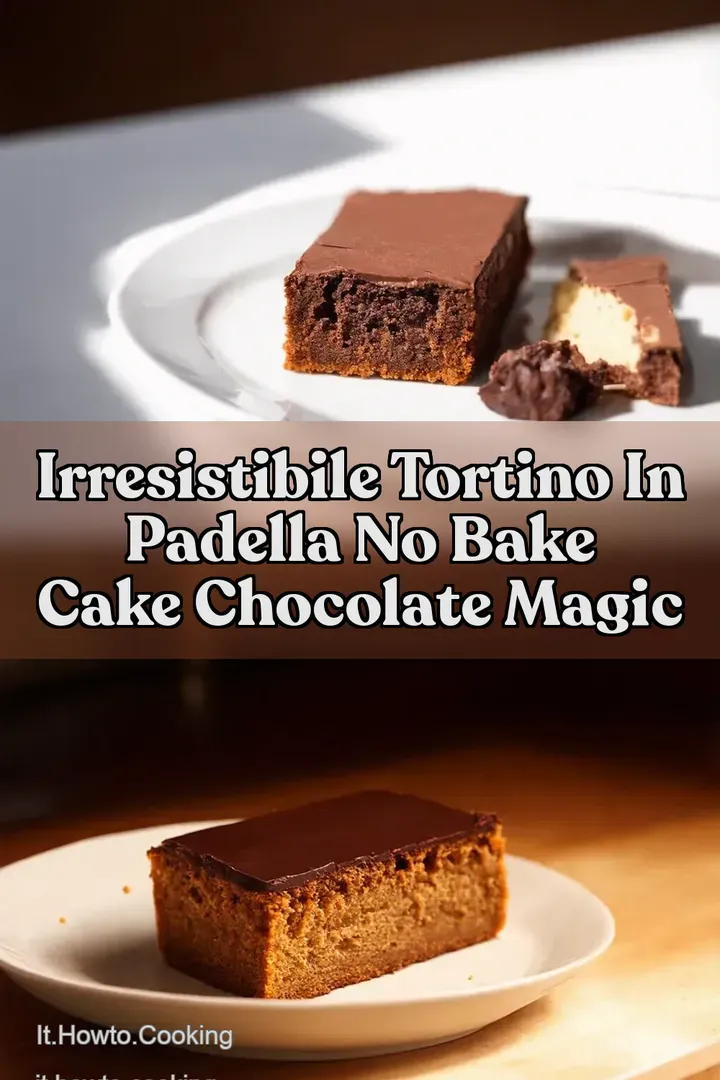 Irresistibile Tortino in Padella No Bake Cake Chocolate Magic