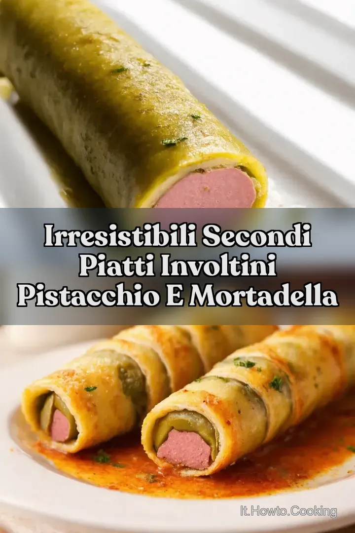 Irresistibili Secondi Piatti Involtini Pistacchio e Mortadella