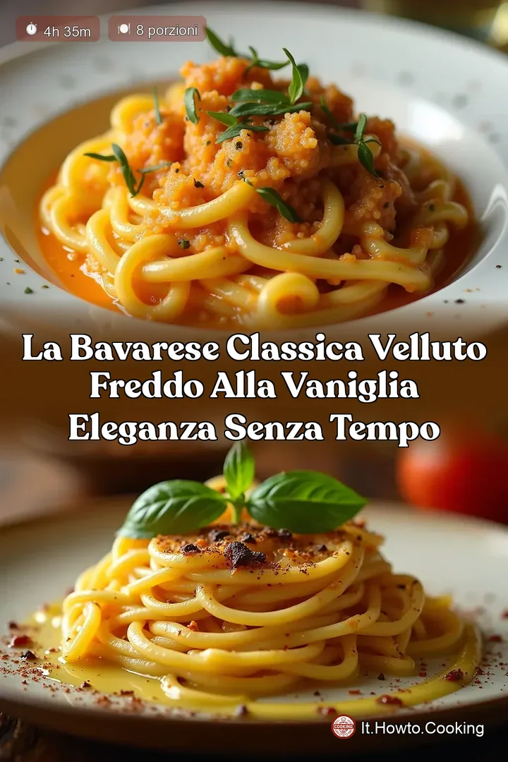 La Bavarese Classica Velluto Freddo alla Vaniglia Eleganza Senza Tempo