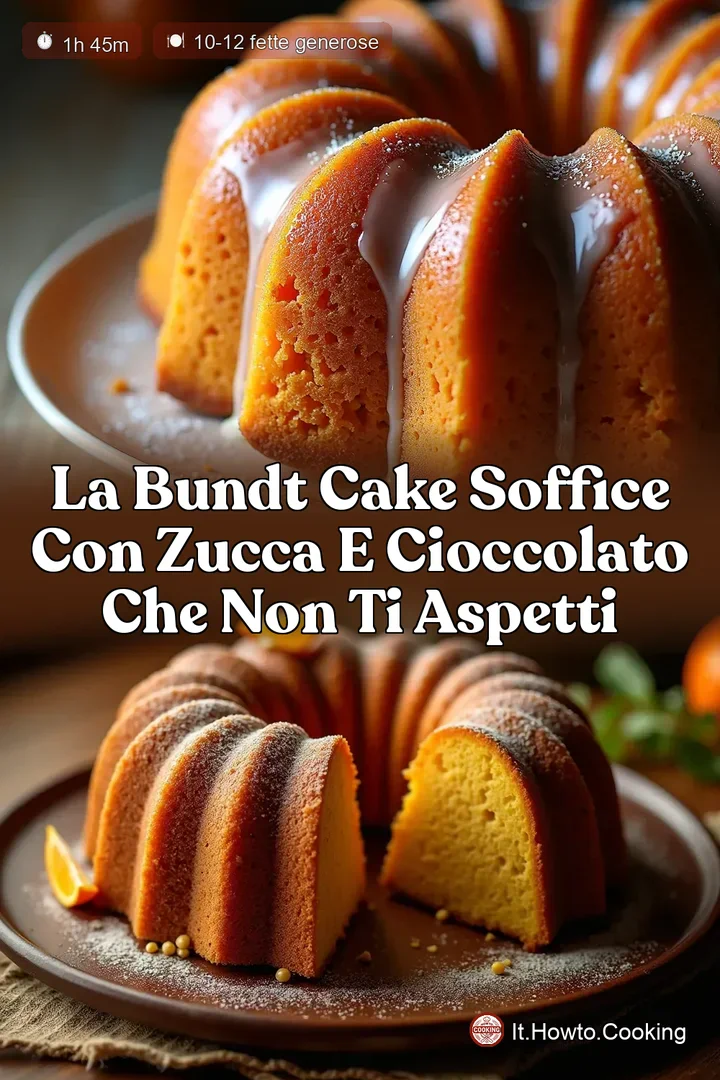La Bundt Cake Soffice con Zucca e Cioccolato che non Ti Aspetti