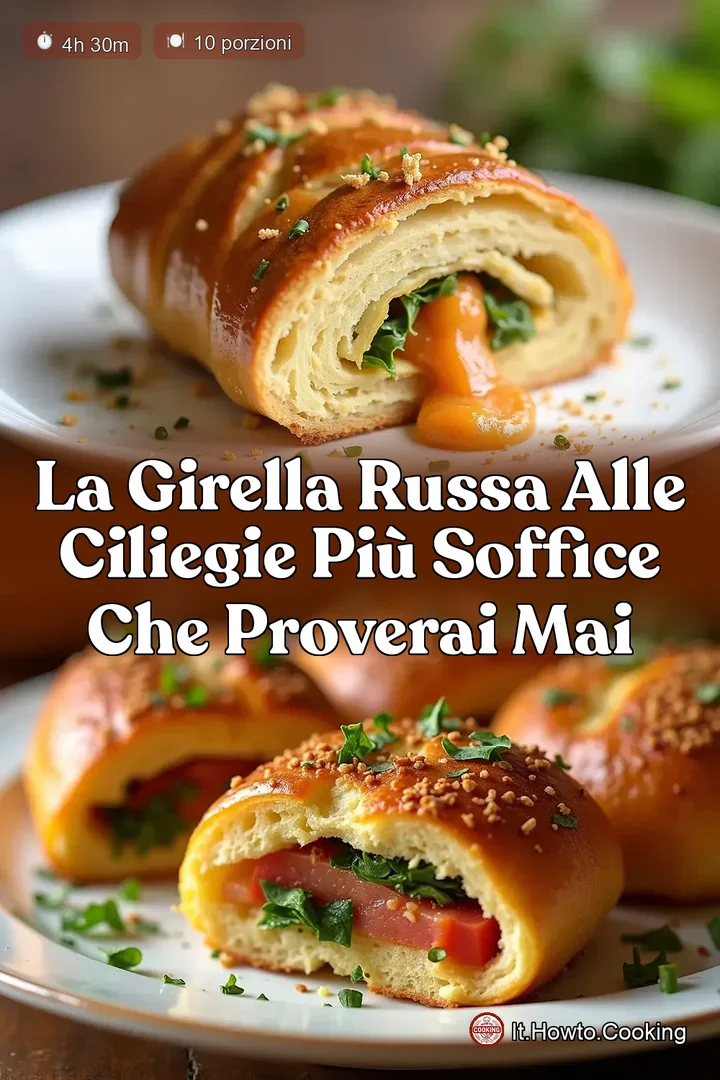 La Girella Russa alle Ciliegie pi&ugrave; Soffice che Proverai Mai