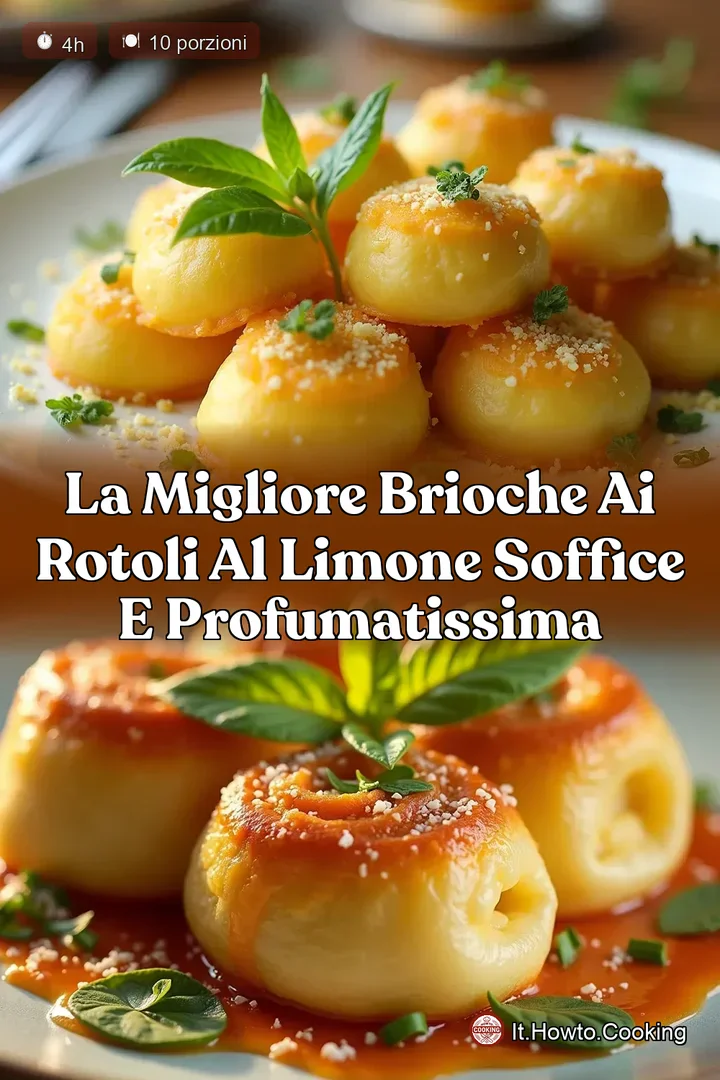 La Migliore Brioche ai Rotoli al Limone Soffice e Profumatissima