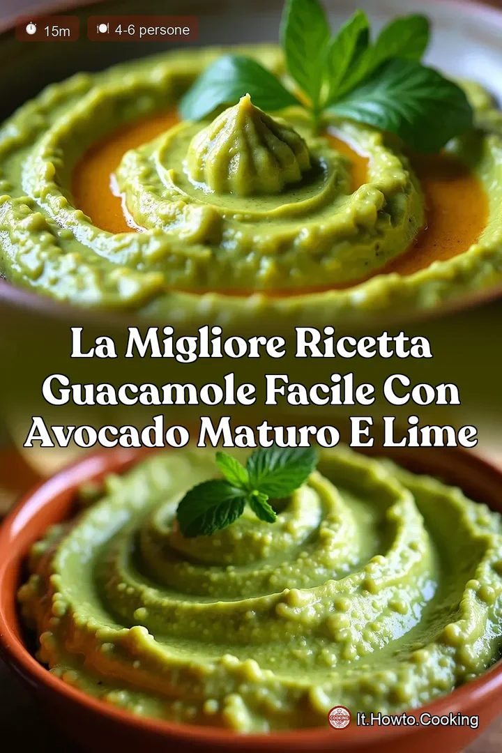 La Migliore Ricetta Guacamole Facile con Avocado Maturo e Lime