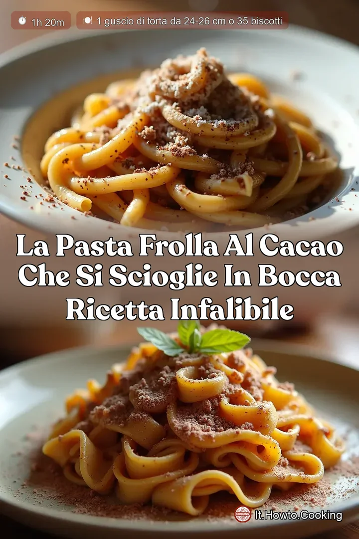 La Pasta Frolla al Cacao che si Scioglie in Bocca Ricetta Infalibile