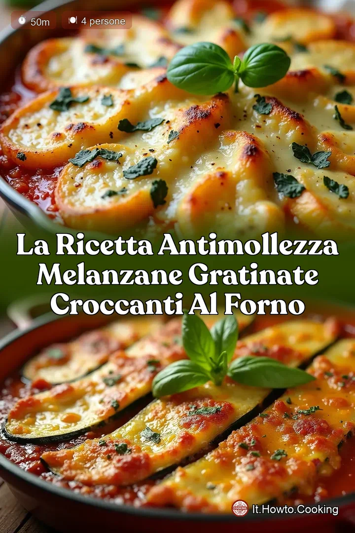 La Ricetta AntiMollezza Melanzane Gratinate Croccanti al Forno
