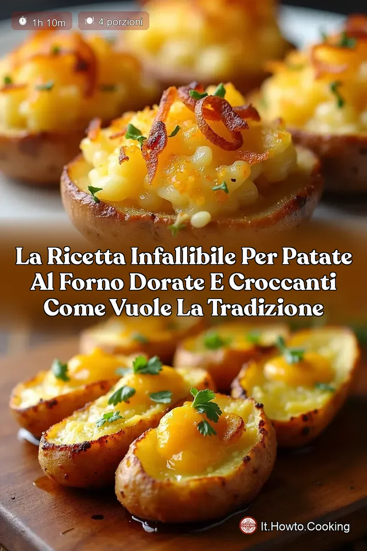 La Ricetta Infallibile per Patate al Forno Dorate e Croccanti Come Vuole la Tradizione