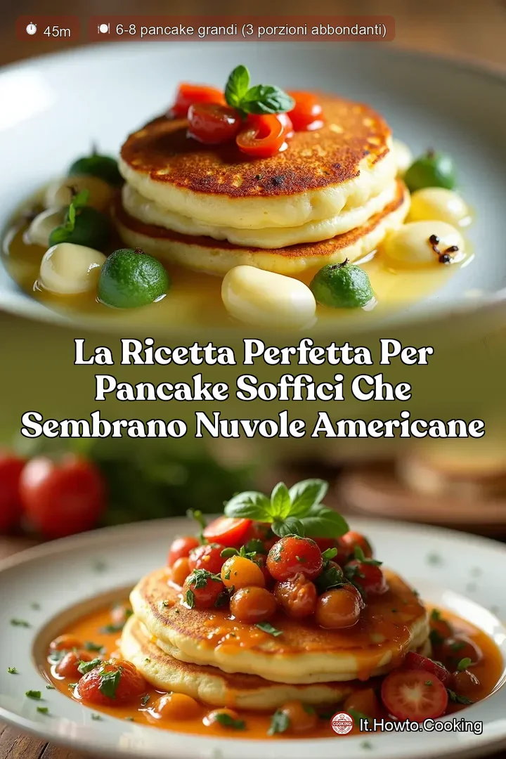 La Ricetta Perfetta per Pancake Soffici che Sembrano Nuvole Americane