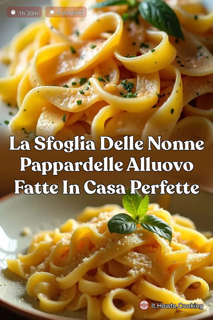 La Sfoglia delle Nonne Pappardelle allUovo Fatte in Casa Perfette