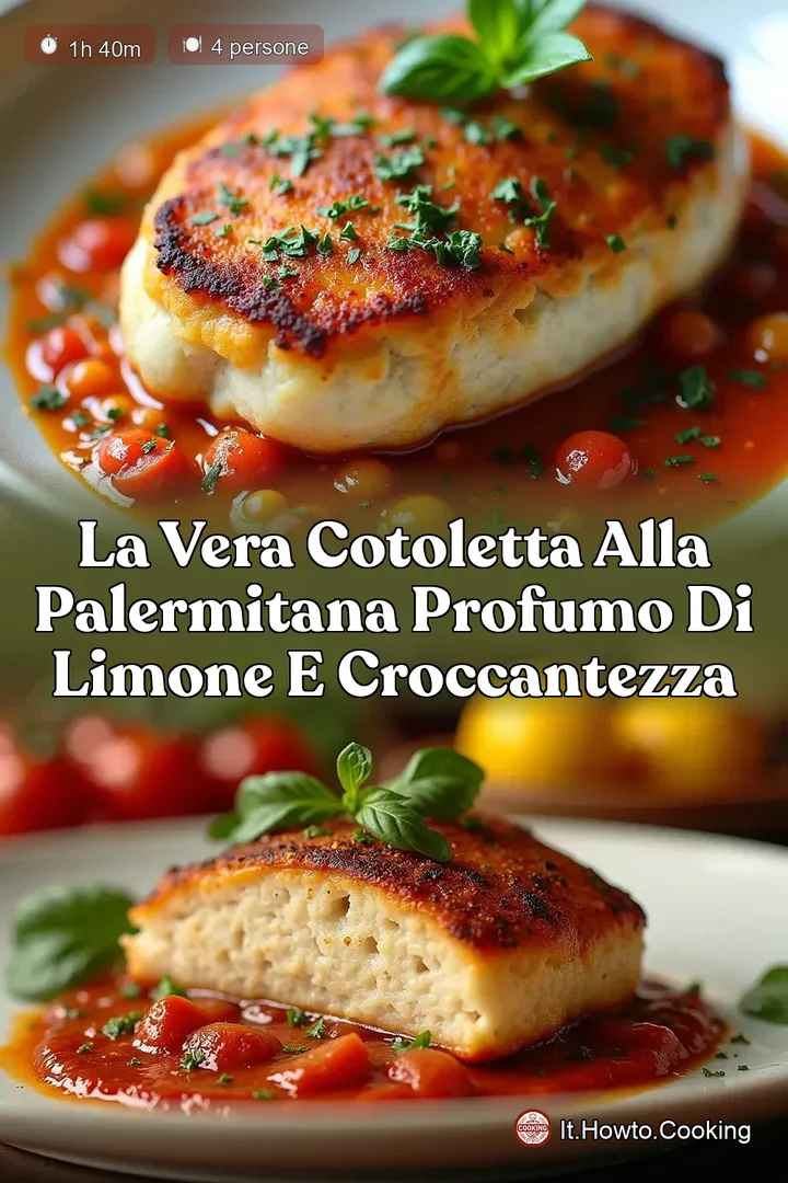 La Vera Cotoletta alla Palermitana Profumo di Limone e Croccantezza