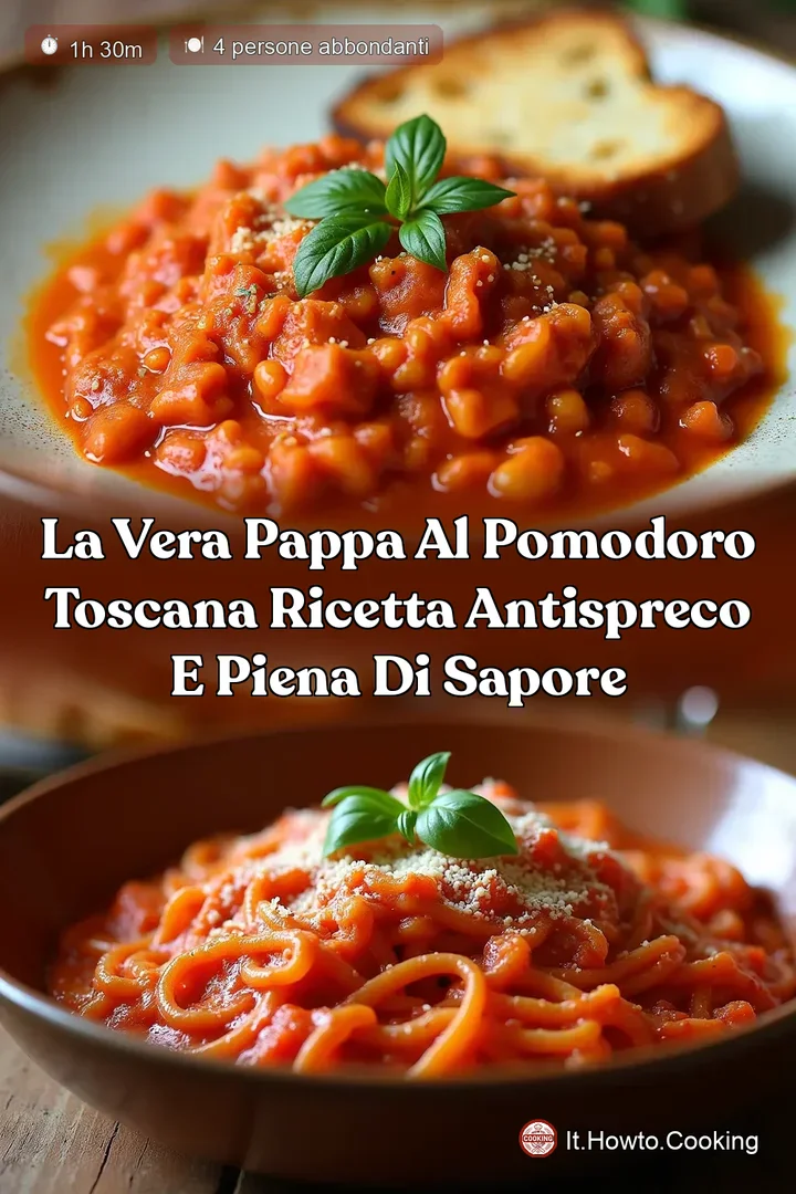 La Vera Pappa al Pomodoro Toscana Ricetta AntiSpreco e Piena di Sapore
