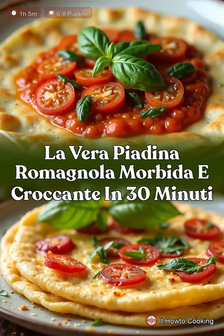 La Vera Piadina Romagnola Morbida e Croccante in 30 Minuti