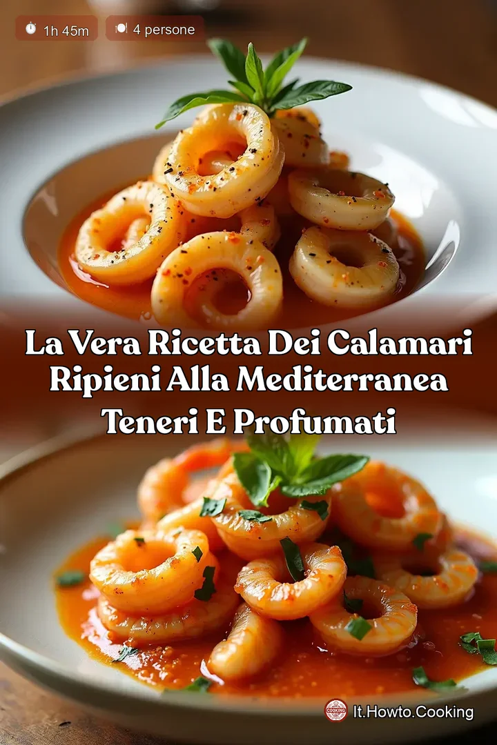 La Vera Ricetta dei Calamari Ripieni alla Mediterranea Teneri e Profumati