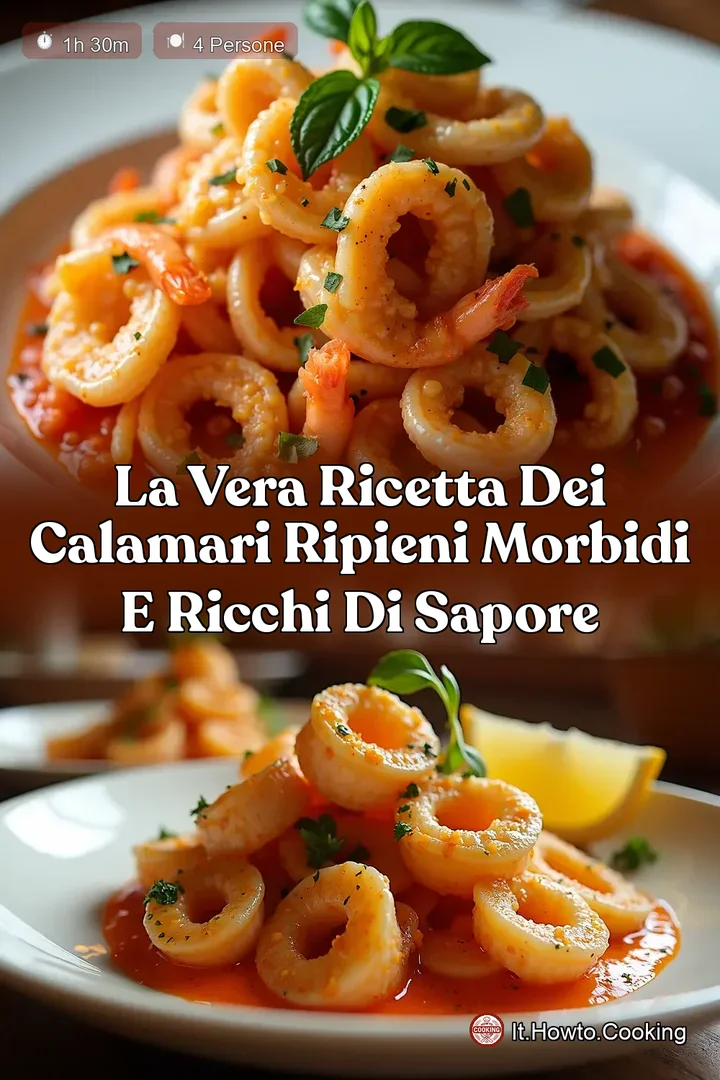 La Vera Ricetta dei Calamari Ripieni Morbidi e Ricchi di Sapore