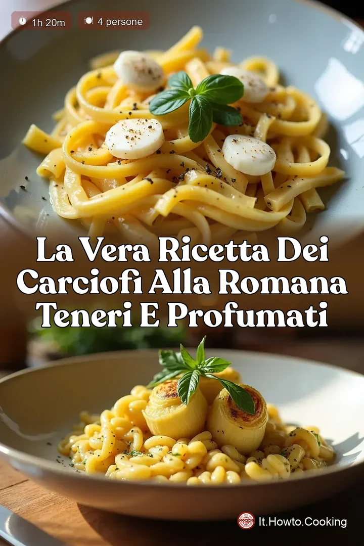 La Vera Ricetta dei Carciofi alla Romana Teneri e Profumati