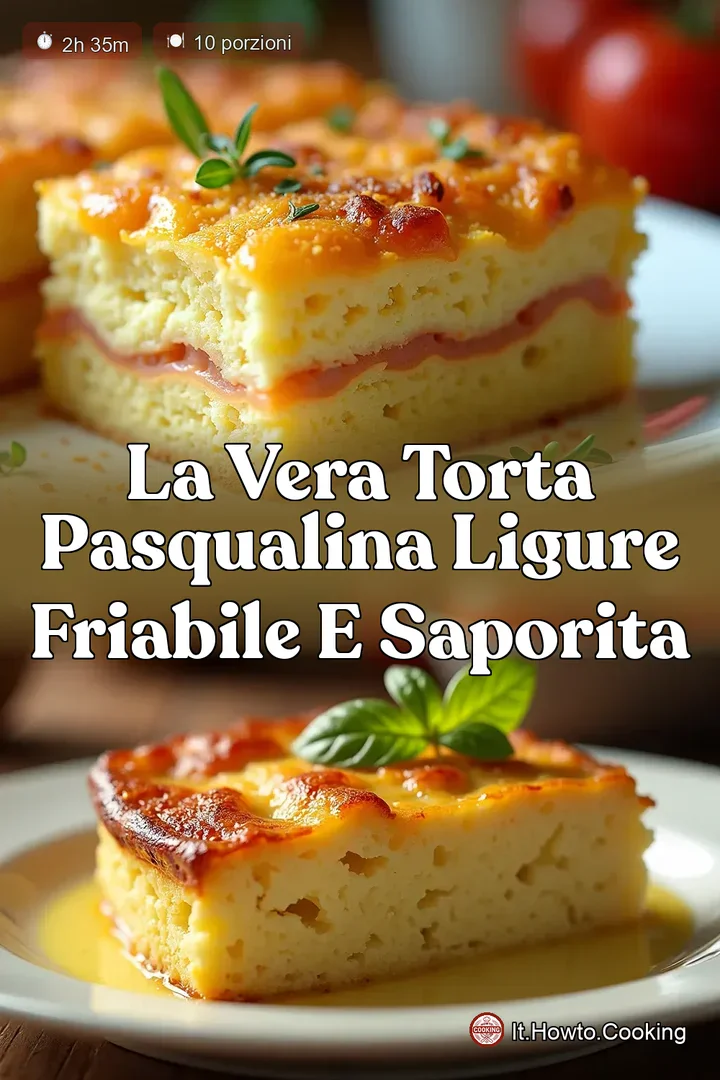 La Vera Torta Pasqualina Ligure Friabile e Saporita