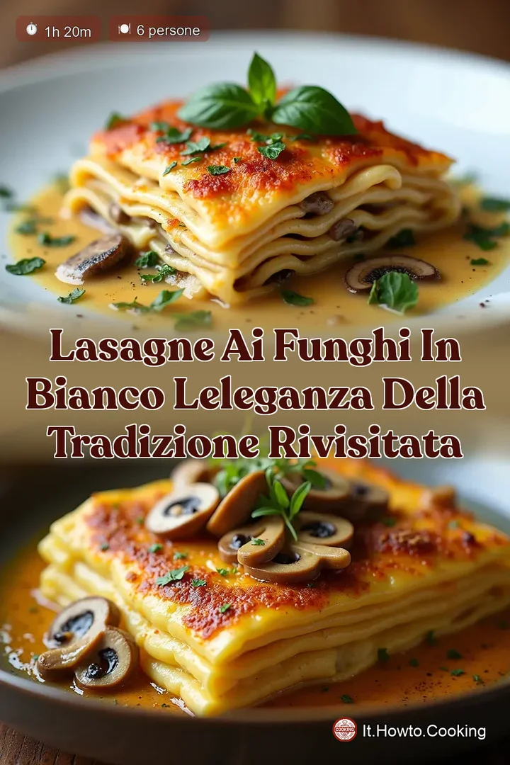 Lasagne ai Funghi in Bianco LEleganza della Tradizione Rivisitata