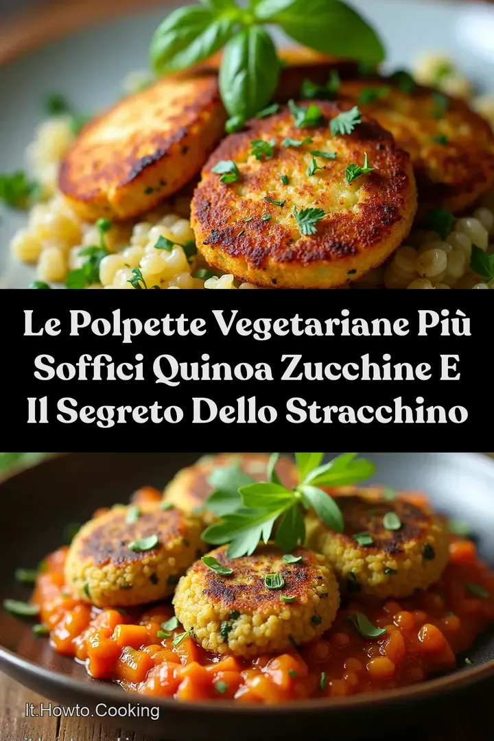 Le Polpette Vegetariane Pi&ugrave; Soffici Quinoa Zucchine e il Segreto dello Stracchino