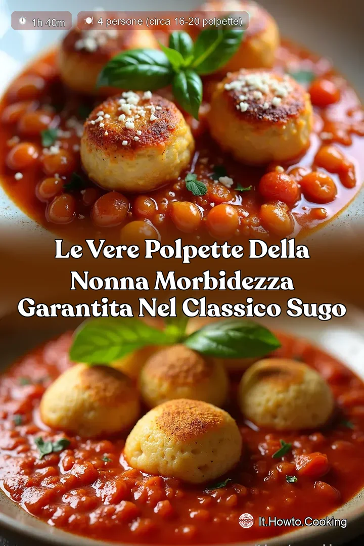 Le Vere Polpette della Nonna Morbidezza Garantita nel Classico Sugo