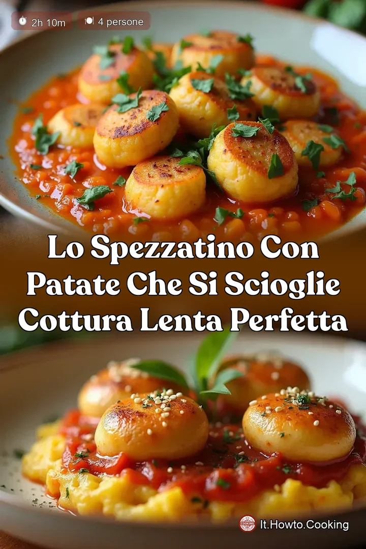Lo Spezzatino con Patate che si Scioglie Cottura Lenta Perfetta