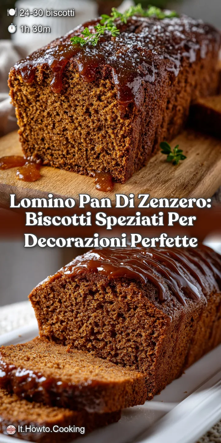 Lomino pan di zenzero: Biscotti Speziati per Decorazioni Perfette