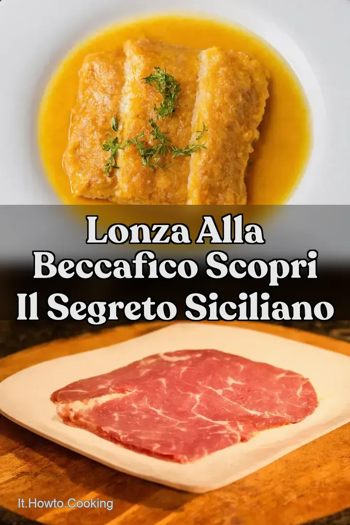 Lonza alla Beccafico Scopri il Segreto Siciliano