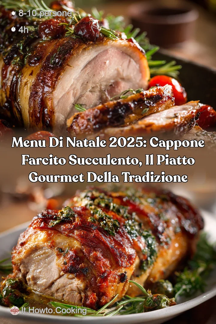 Menu di Natale 2025: Cappone Farcito Succulento il Piatto Gourmet della Tradizione