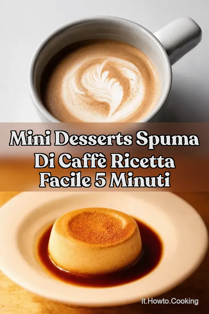 Mini Desserts Spuma di Caff&egrave; Ricetta Facile 5 Minuti