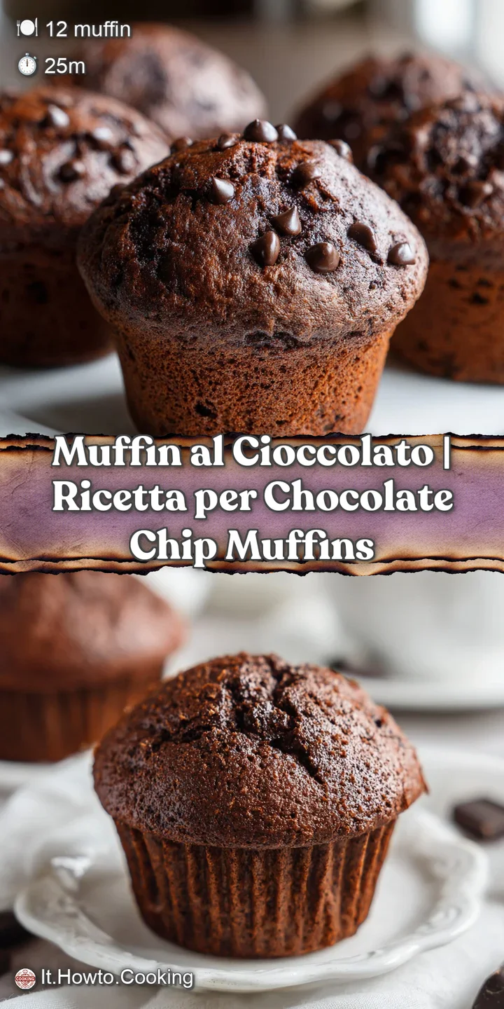 Close-up of a moist chocolate muffin, revealing a tender crumb dotted with dark chocolate chips.