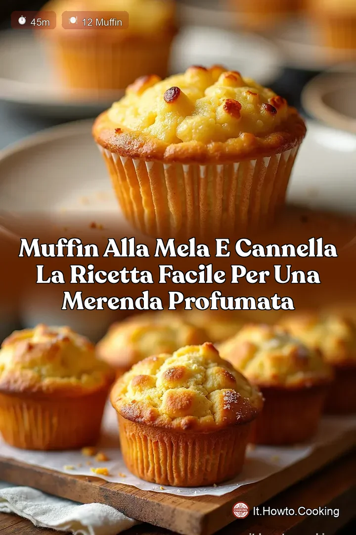 Muffin alla Mela e Cannella La Ricetta Facile per una Merenda Profumata