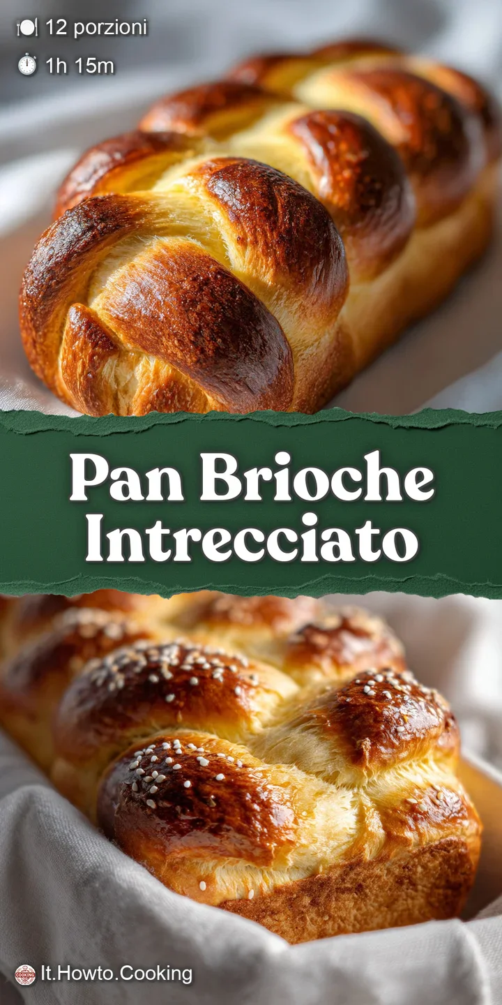 Close-up reveals the brioche's flaky layers and golden crust. Shiny, rich dough practically melts off the screen. A baker'...