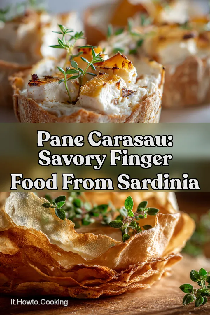 Pane Carasau: Savory Finger Food from Sardinia