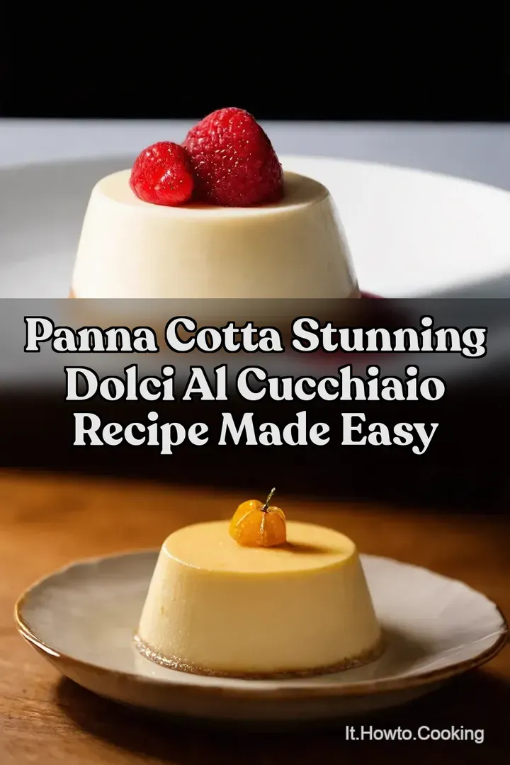 Panna Cotta Stunning Dolci al Cucchiaio Recipe Made Easy