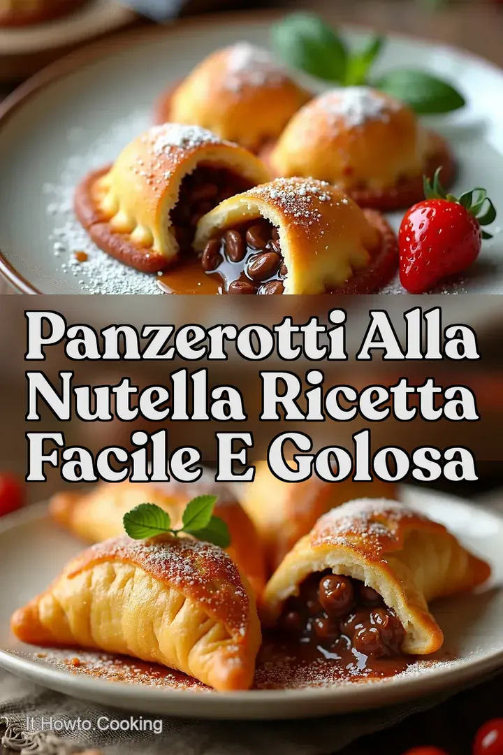 Panzerotti alla Nutella Ricetta Facile e Golosa