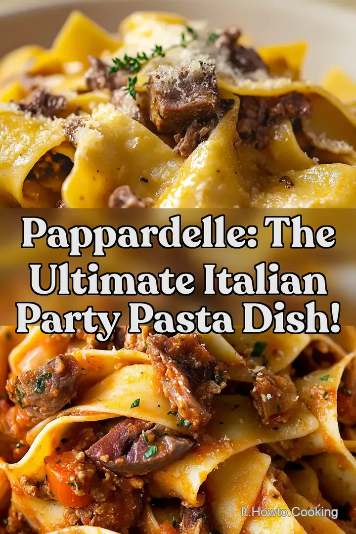 Pappardelle: The Ultimate Italian Party Pasta Dish!
