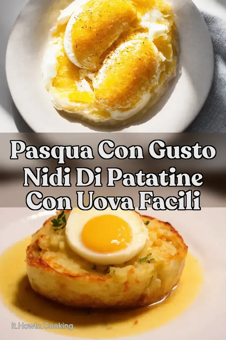 Pasqua con Gusto Nidi di Patatine con Uova Facili