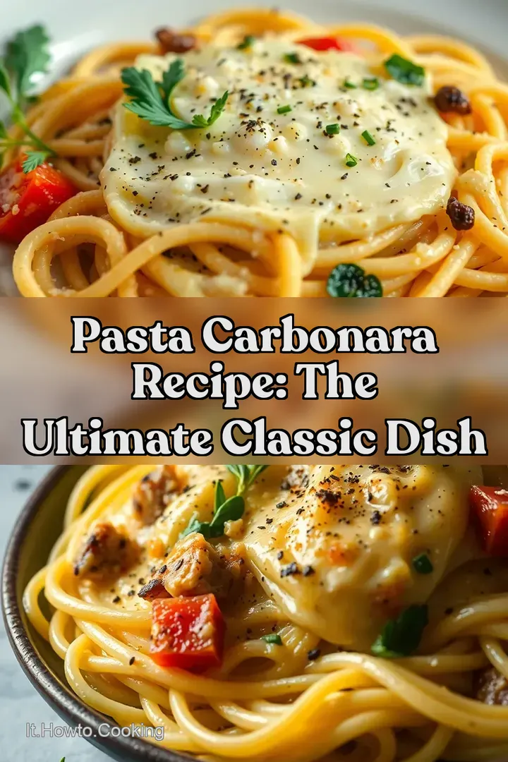 Pasta Carbonara Recipe: The Ultimate Classic Dish