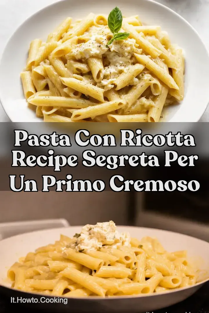 PASTA CON RICOTTA Recipe Segreta per un Primo Cremoso