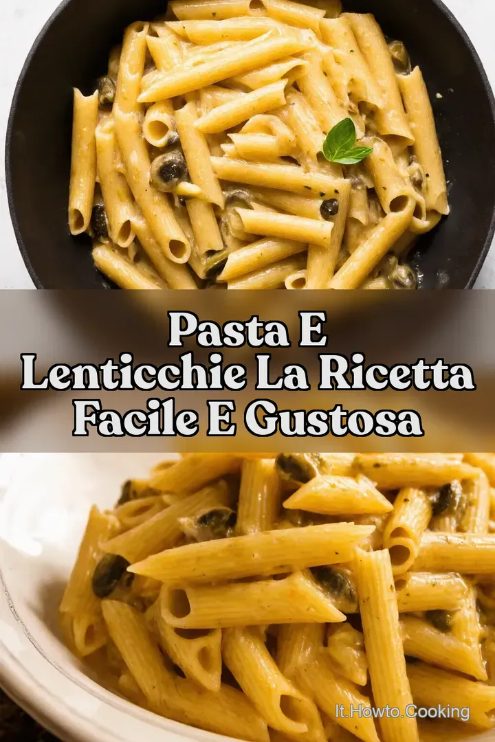Pasta e Lenticchie La Ricetta Facile e Gustosa