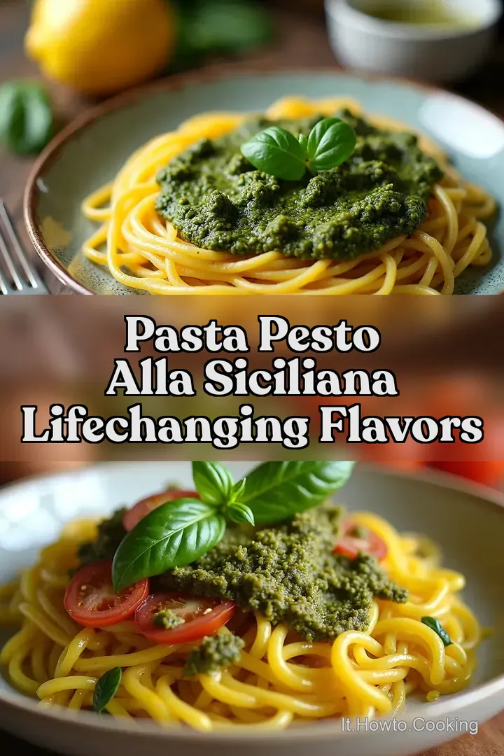 Pasta Pesto Alla Siciliana LifeChanging Flavors