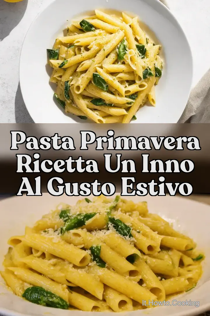 Pasta Primavera Ricetta Un Inno al Gusto Estivo