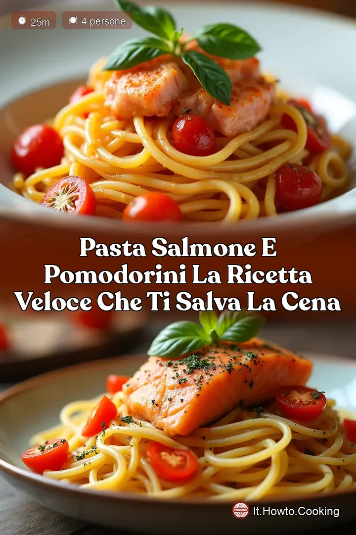 Pasta Salmone e Pomodorini La Ricetta Veloce che Ti Salva la Cena