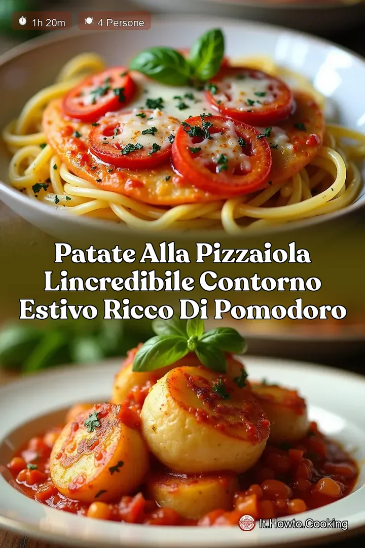 Patate alla Pizzaiola LIncredibile Contorno Estivo Ricco di Pomodoro