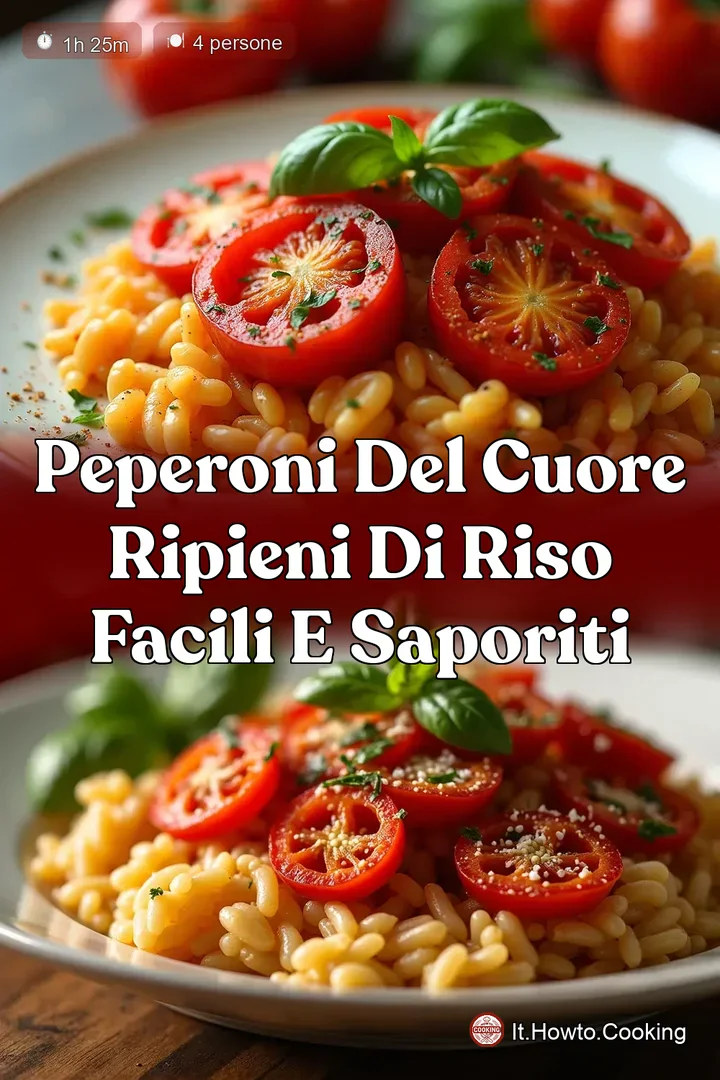 Peperoni del Cuore Ripieni di Riso Facili e Saporiti